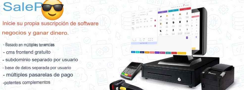 POS, sistema de gestión de inventario, gestión de recursos humanos y contabilidad