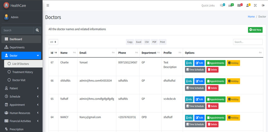 Multi Hospital - Sistema de Gestión Hospitalaria