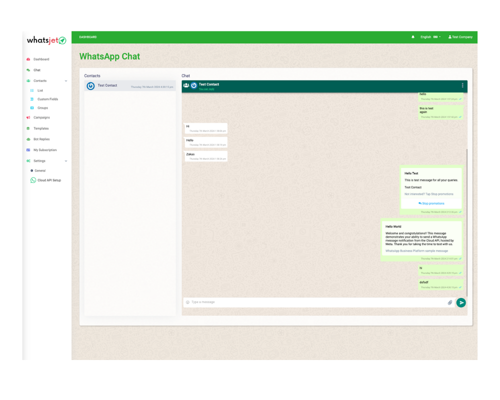 Whatsbot SaaS: una plataforma de marketing de WhatsApp con envío masivo, campañas, chatbots y CRM