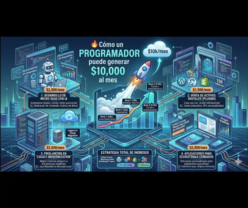 🔥 “Cómo un programador puede generar $10,000 al mes”