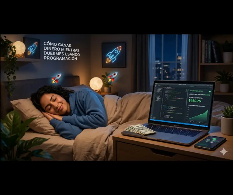 🚀 “Cómo ganar dinero mientras duermes usando programación”